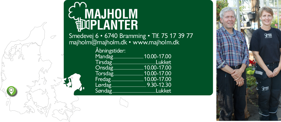 Forside information med kort og billede